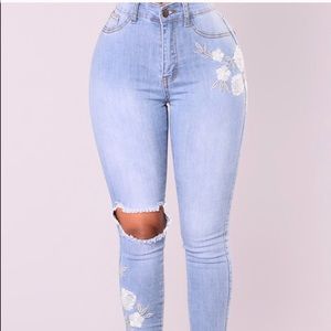 High Waisted Fashion Nova Jeans